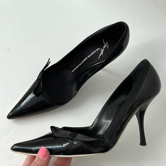 Giuseppe Zanotti Design black patent pump heels 9